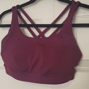 Lululemon,  size 4/ small, maroon, sports bra